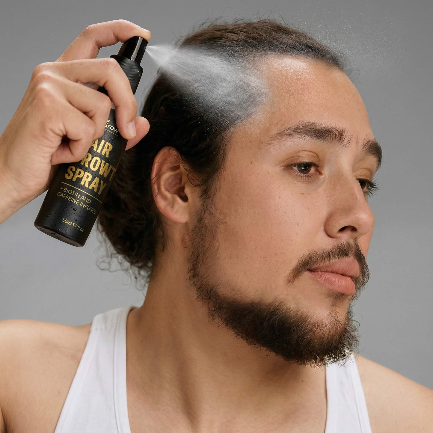 Rediscover the man in the mirror with Mantain Natural Hair Growth Spray
