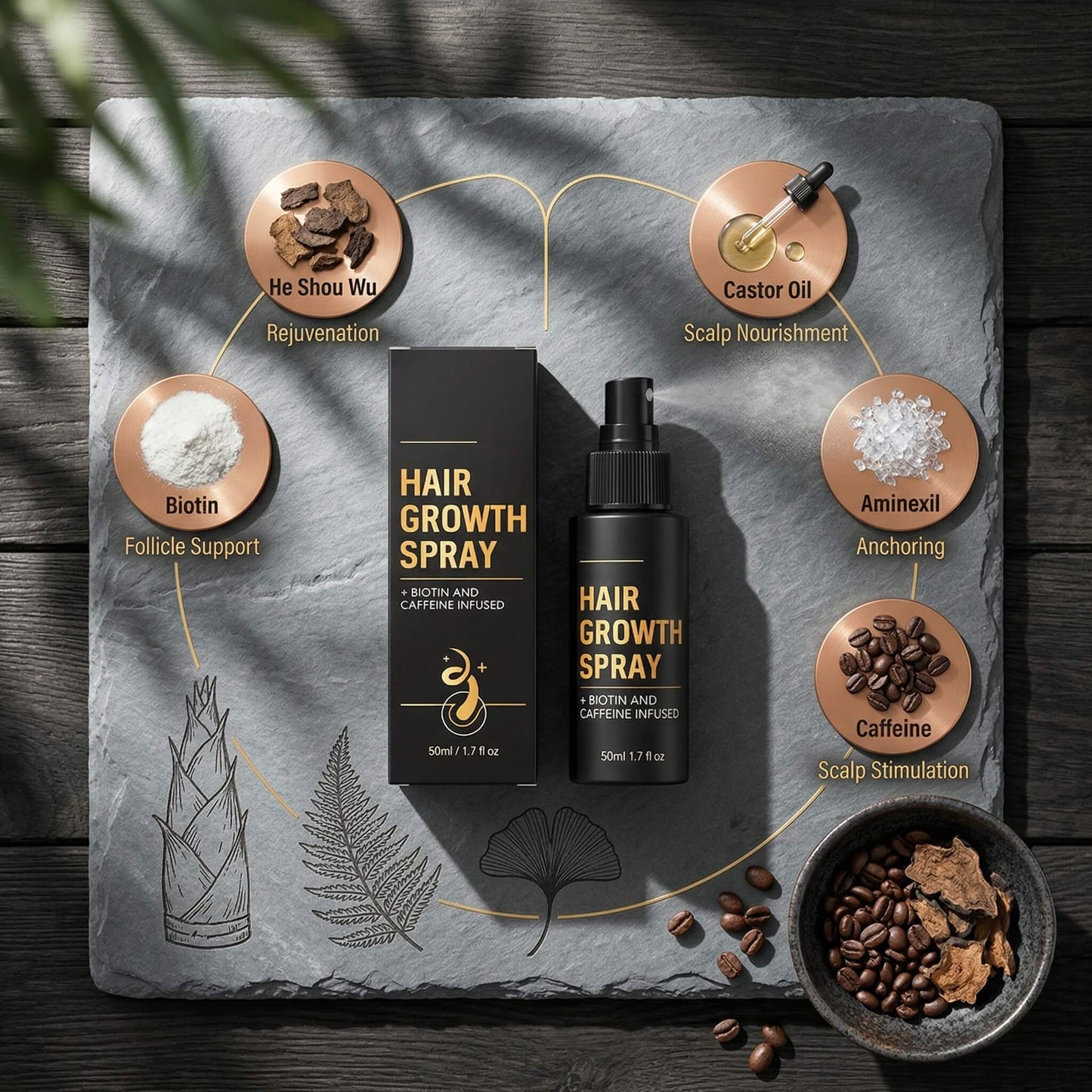 Rediscover the man in the mirror with Mantain Natural Hair Growth Spray