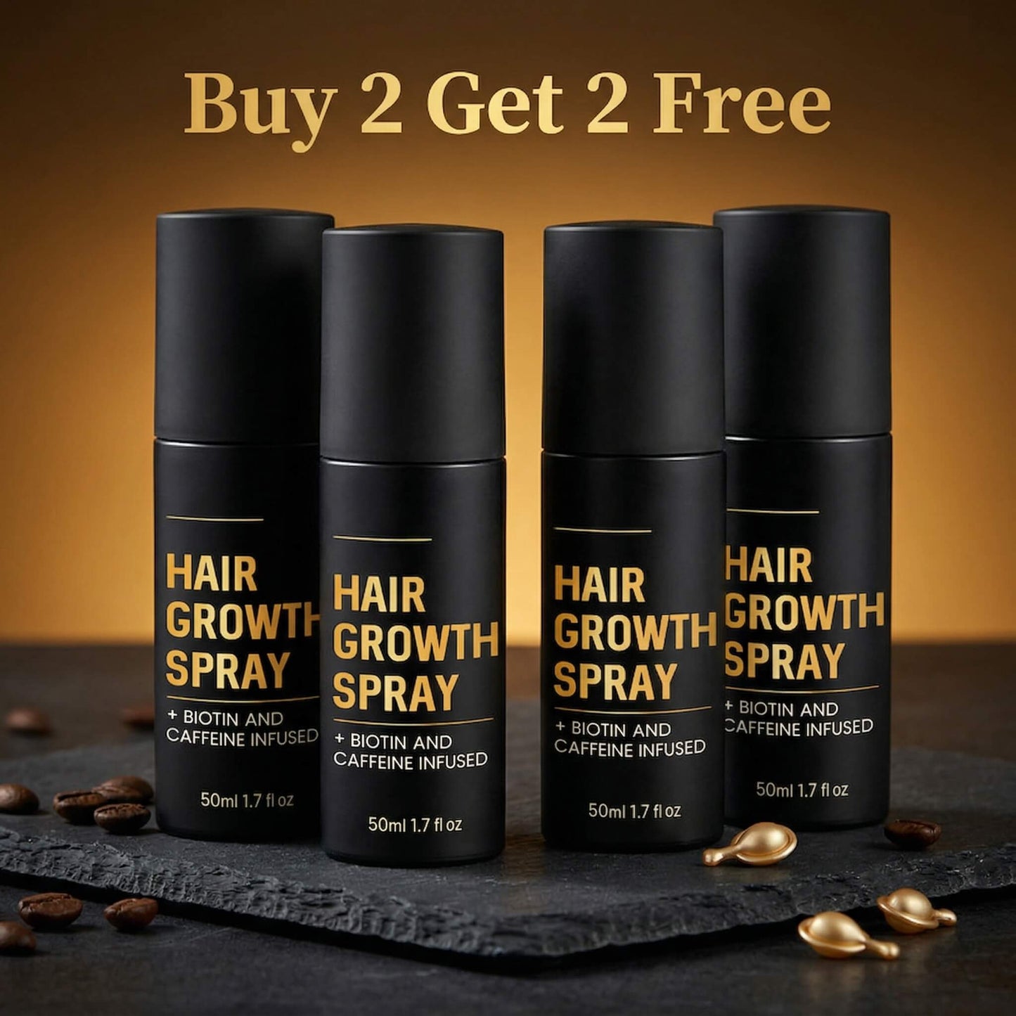 Rediscover the man in the mirror with Mantain Natural Hair Growth Spray